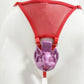 Red Thong Chastity Cage Lock Fixed Belt Auxiliary Belt Anti Falling  BDSM
