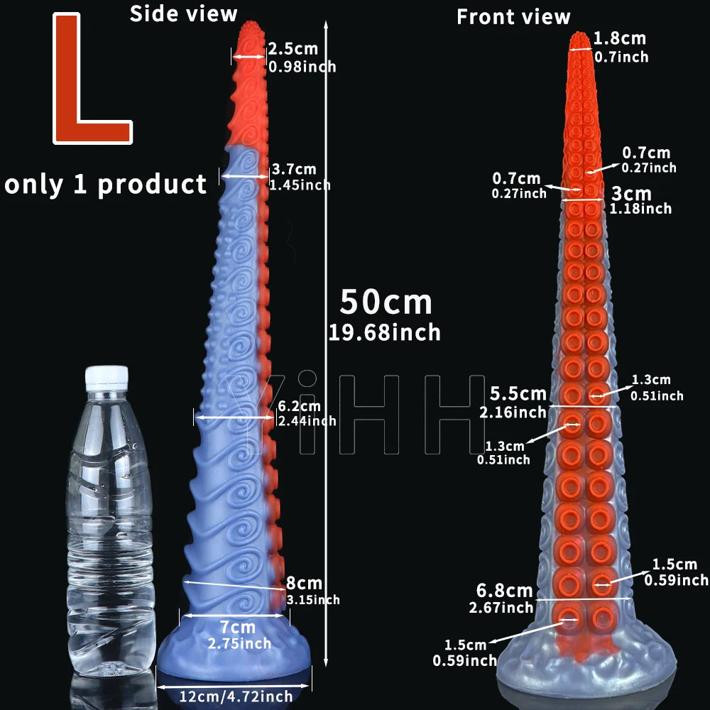 Octopus Dildo Super Long Anal Plug Dildos With Suction Cup Anus Vagina Stimulate Silicone Butt Plug Anal Sex Toys for Women Men