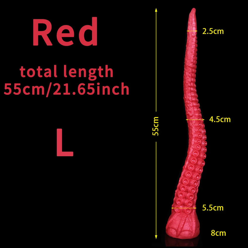 Octopus Tentacle Dildo Anal Toys Huge Long Dildo Dragon Butt Plug Silicone Fantasy Monster Dildo Anus Sex Toys For Women Men