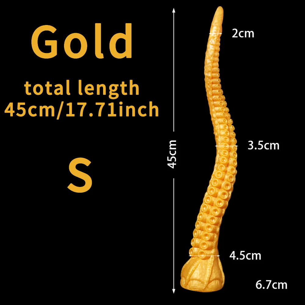 Octopus Tentacle Dildo Anal Toys Huge Long Dildo Dragon Butt Plug Silicone Fantasy Monster Dildo Anus Sex Toys For Women Men