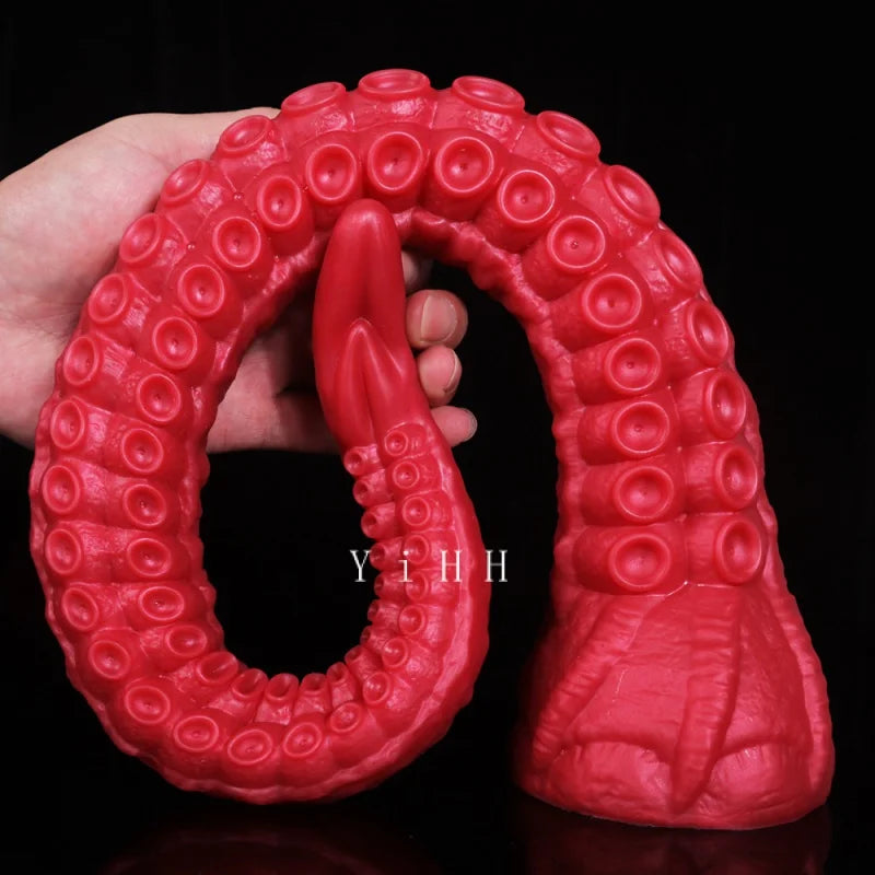 Octopus Tentacle Long Butt Plug Strong suction cup Huge Dildo Masturbator For Men Women Vaginal Anus Stimulate Prostate Massage