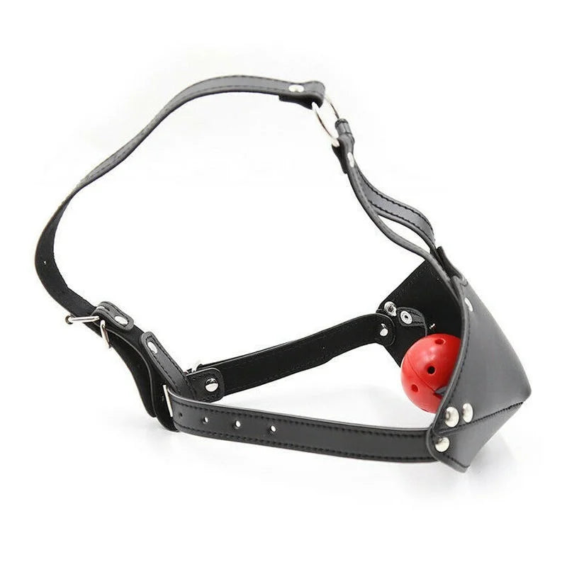 Open Mouth Gag Bite Head Harness BDSM Restraint Silicone Gag Ball Adult Erotic Toy Strapon Adult Slave Sex Game Toys