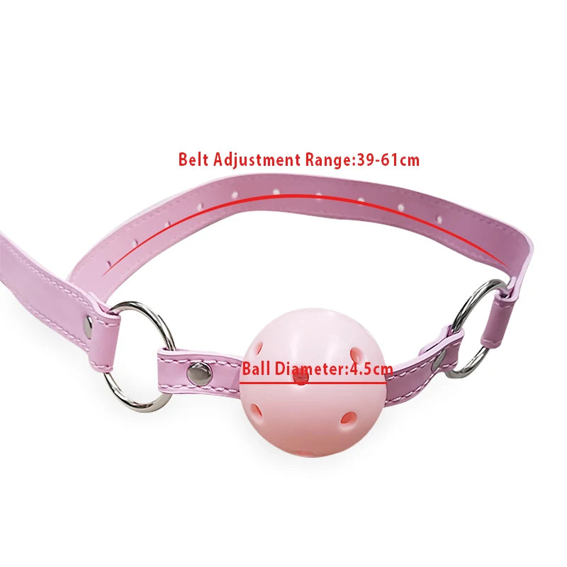 Oral Open Mouth Gag BDSM Bondage Harness Ball Gag Slave Adult Games Restraint Erotic Products Sex Toys for Couples