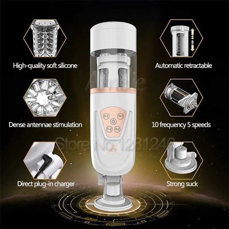 Oral Sex Piston Automatic Telescopic Male Masturbator Sex Machine Elec GXLOCK Store Oral Sex Piston Automatic Telescopic Male Masturbator Sex Machine Elec GXLOCK Store