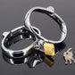 Oval Metal Handcuffs for Sex BDSM Bondage Handcuffs Ankle Cuffs Roleplay Adult Slave Games Restraints Tools Toys for Couples