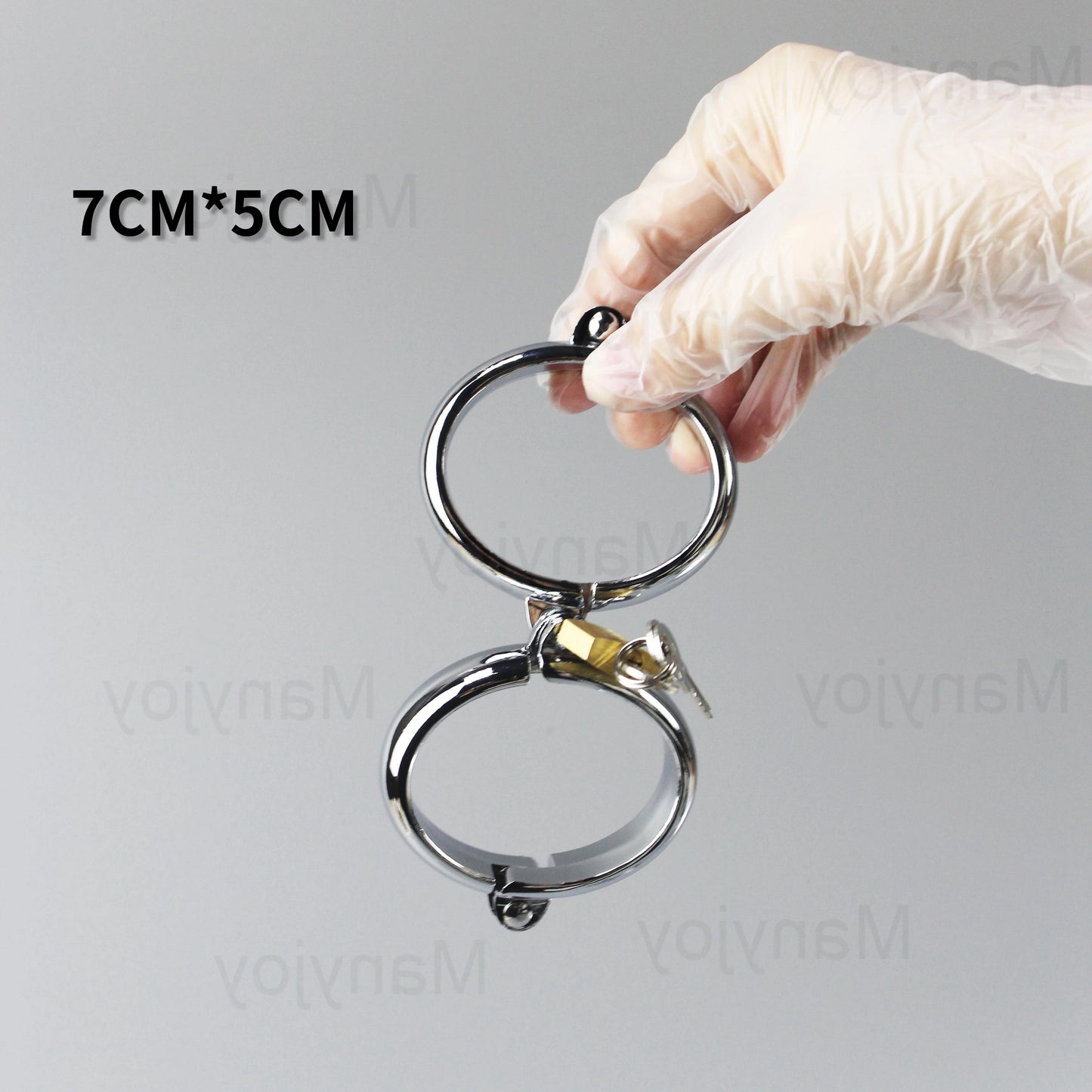 Oval Metal Handcuffs for Sex BDSM Bondage Handcuffs Ankle Cuffs Roleplay Adult Slave Games Restraints Tools Toys for Couples