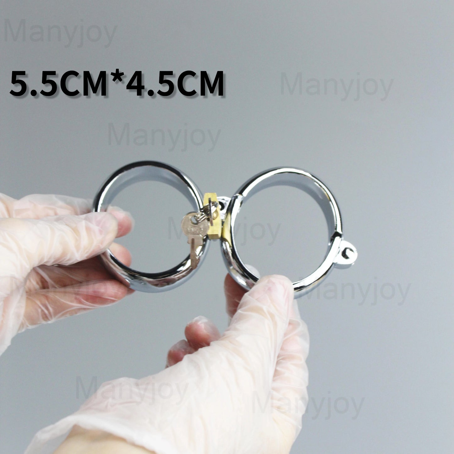 Oval Metal Handcuffs for Sex BDSM Bondage Handcuffs Ankle Cuffs Roleplay Adult Slave Games Restraints Tools Toys for Couples