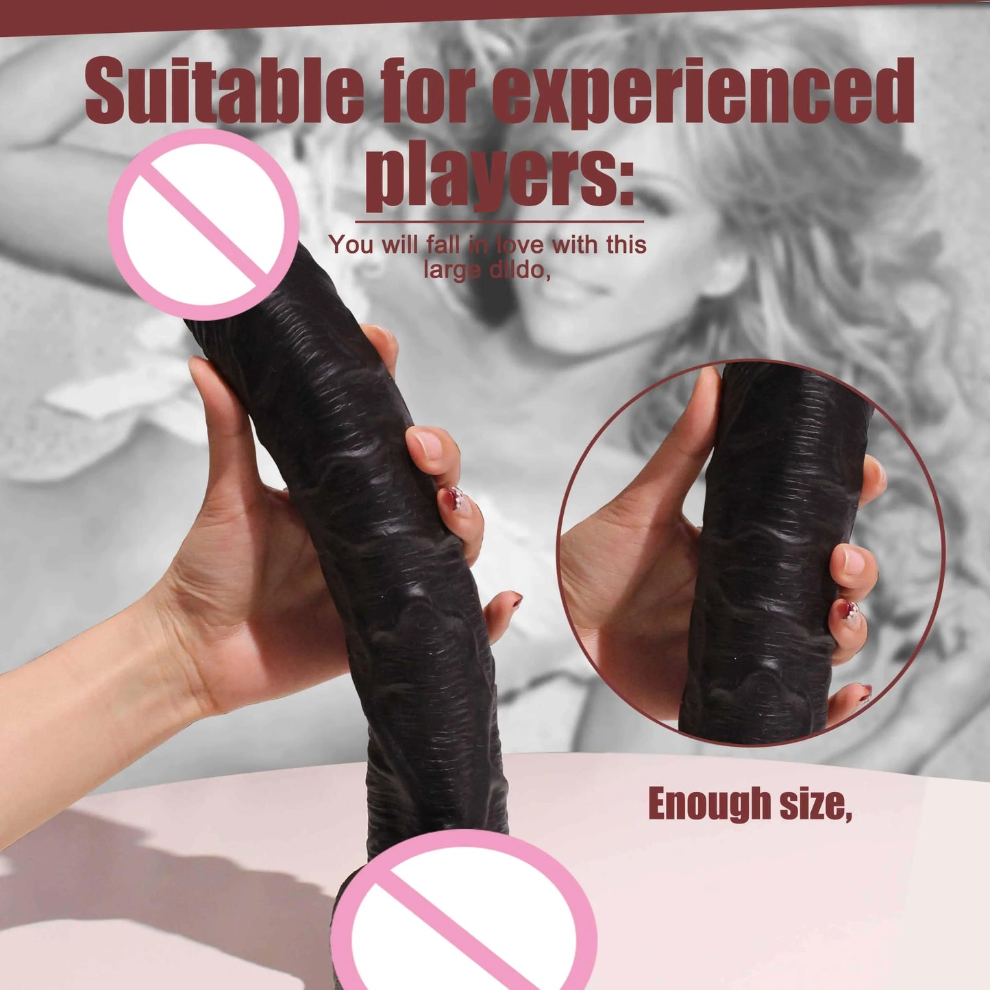 Oversized Realistic Dildos with Suction Cup Huge Penis Erotic Long Phallus Anal Plug Vaginal Massage Big Dick SexToys for Women