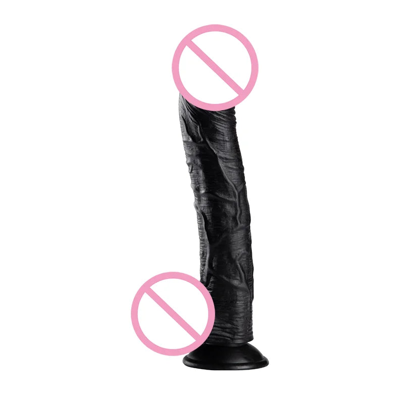 Oversized Soft Realistic Dildo with Suction Cup Silicone Big Penis G-spot Vaginal Masturbators Sex Toys for Women Gay Anal Plug