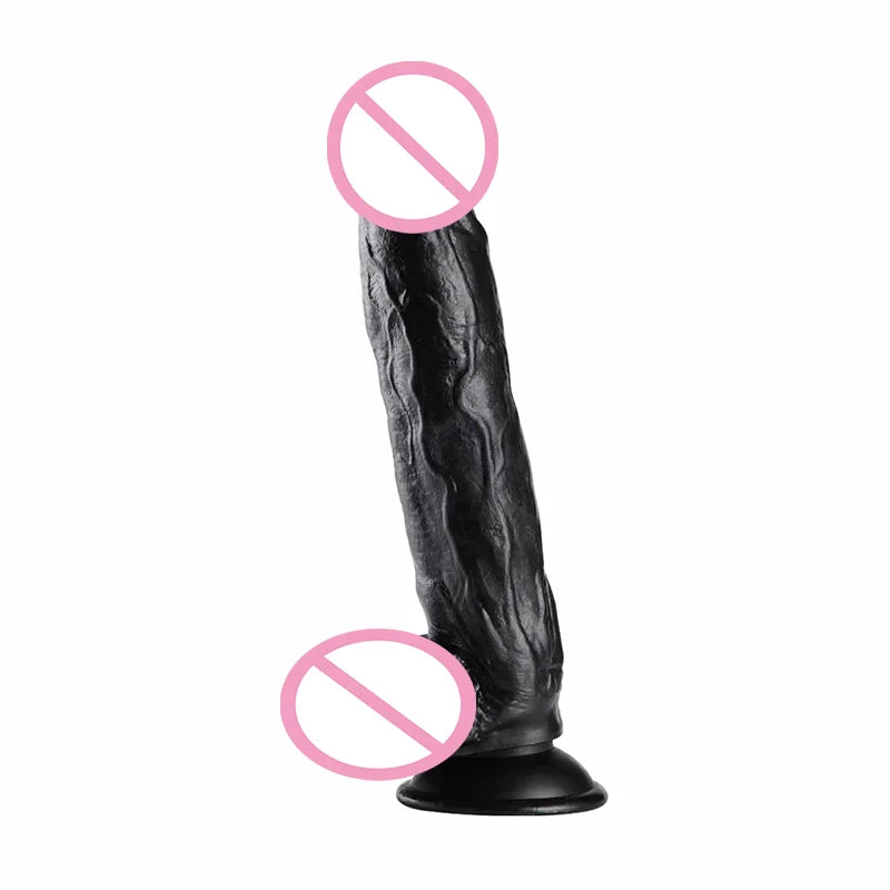 Oversized Soft Realistic Dildo with Suction Cup Silicone Big Penis G-spot Vaginal Masturbators Sex Toys for Women Gay Anal Plug