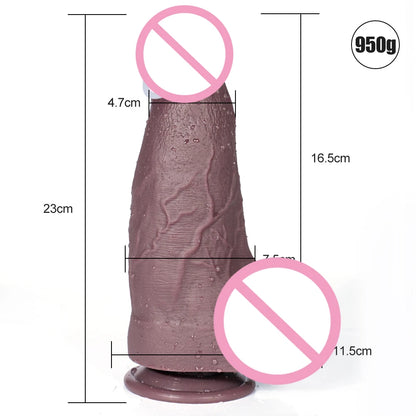 Oversized Thick Dildo Realistic Silicone Giant Dildo for Women Male Anal Plug Fake Penis Anal Vagina Masturbators Sex Toy