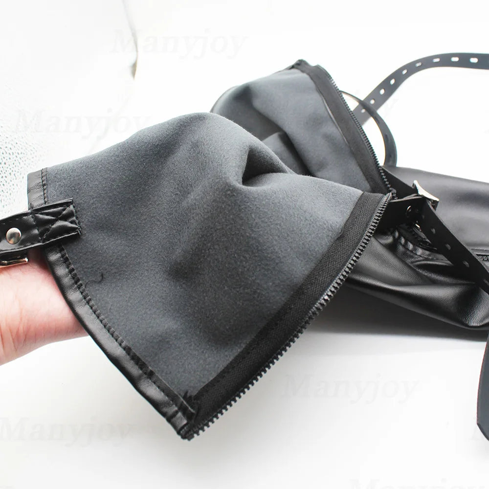 PU Leather Arm Binder with Zipper Bondage Sleeve Single Glove One Arm Binder Harness Bdsm Bondage Restraints Sex Toys Sex Game