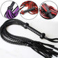 PU Leather Bondage Whip Sword Handle Spanking Knout Flirt BDSM Tassle Rding Crop Lash Gay Adult Restraint Erotic Sex Toys