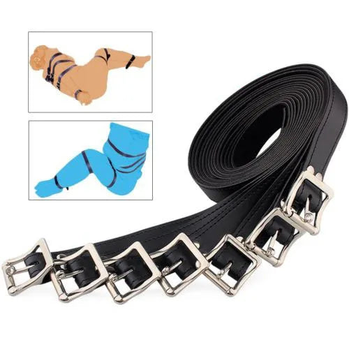 PU Leather Full Body Bondage Bag BDSM Binder Straitjacket Sleeping Sack  Slave Restraints Body Harness Adult Game Sex Toys