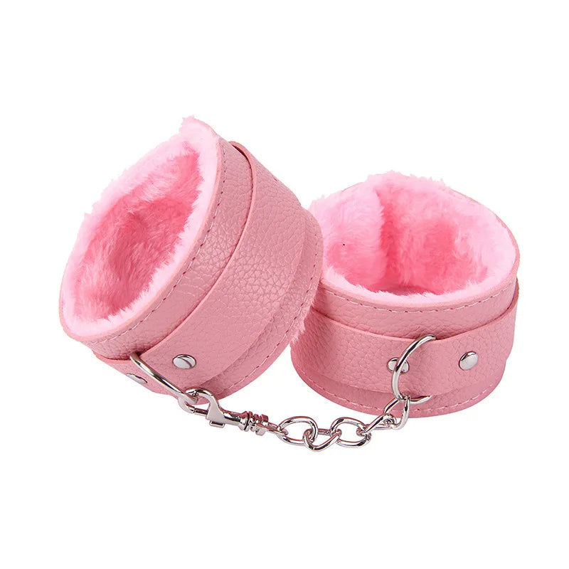 PU Leather Handcuffs Sex Bondage Handcuffs Restraint Exotic Bracelet BDSM Female Porn Adult Sex Toy Wrist Hand Cuffs Product