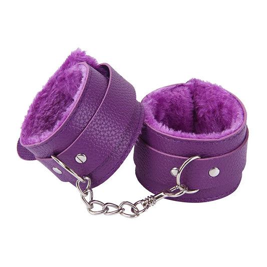 PU Leather Handcuffs Sex Bondage Handcuffs Restraint Exotic Bracelet BDSM Female Porn Adult Sex Toy Wrist Hand Cuffs Product