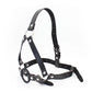 PU Leather Head Strap O Ring Mouth Gag Metal Ring Open Mouth Fixation for Woman Slave Bondage Fetish SM Couple Game Tool Sex Toy