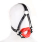 PU Leather Lips Ring Harness Bondage Silicone Lip Open Mouth Gag Flirting Restraints Erotic Toy Sex Toy for Couples Toys Adult