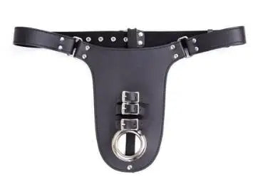 PU Leather Male Chastity Pants Cage Belt Device Sex Toys Underwear Lock Adult Erotic Penis Rings Penis Bondage Adult Products