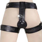 PU Leather Male Chastity Pants Cage Belt Device Sex Toys Underwear Lock Adult Erotic Penis Rings Penis Bondage Adult Products