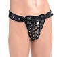 PU Leather Male Chastity Pants Cage Belt Device Sex Toys Underwear Lock Adult Erotic Penis Rings Penis Bondage Adult Products