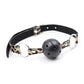 PU Leather Open Mouth Ball Gag Sex Bondage Exotic Accessories Oral  Sex Products for Couple Multi Colors SM Sex Toys