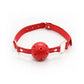 PU Leather Open Mouth Ball Gag Sex Bondage Exotic Accessories Oral  Sex Products for Couple Multi Colors SM Sex Toys