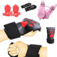 PU Leather Sex Handcuffs Puppy Role Play Dog Gloves Wrist Cuffs Paw Padded Fist Mitts Bondage Fetish Accessories BDSM Sex Toys