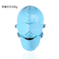 PU Leather Total Sensory Deprivation Full Head Bondage Hood Headgear Mouth Open Lockable Gimp Bondage BDSM Sex Toy for Couple