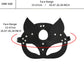 PU Leather Women Sexy Masks Cosplay Mask With Half Face Erotic Costumes Fetish Halloween Party Masquerade Sex Toys Accessories