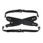 PU leather Eye Mask with Cross Adjustable Shading Blindfolded Bondage Harness Strap for Fetish Slave Cosplay Erotic Sex Products