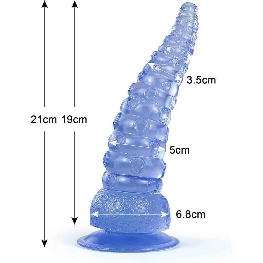 PVC Anal Plug Toy Stimulating Massager for Bdsm Anus Dilator for Men Women Realistic Dildo Suction Cup Butt Plug Dildo Sex Toys