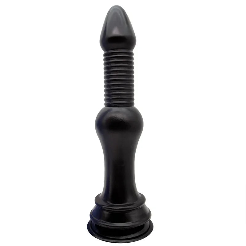 PVC Material Large Anal Plug Strong Suction Long Holiday Penis Butt Plug Male Prostate Massage Anal Dilation Erotic Anal Sex Toy