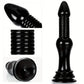 PVC Material Large Anal Plug Strong Suction Long Holiday Penis Butt Plug Male Prostate Massage Anal Dilation Erotic Anal Sex Toy