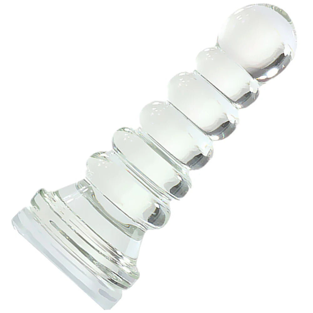 Pagoda Big Glass Anal Plug Prostate Massager Anal Expander Huge Butt Plug Glass Dildo Anal Masturbator Anal Toys for Couples