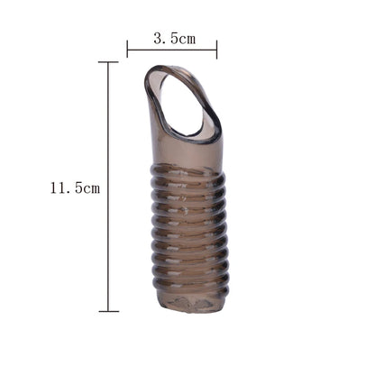 Penis Cock Ring Reusable Silicone Delay Sleeve for Penis Delay Cock Sex Toys Penis Rings Erotic Products Dildo Toys for Adults