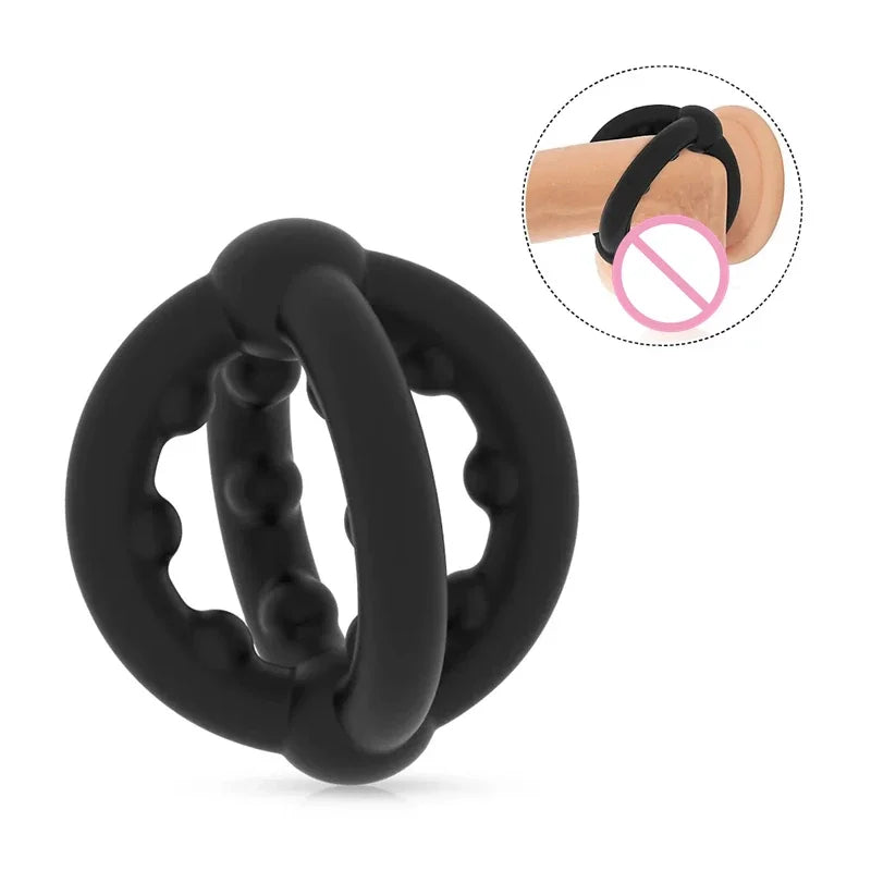 Penis Cock Ring on for Men Delay Ejaculation Erection Sex Shop Toys for Couple Sextoy Penisring Man Dick Enlarger Rings