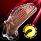 Penis Enlargement Sex Toys For Men Cock Ring Stretcher Extender Sleeve Reusable Condoms Goods Adults Products Erotic Couple Tool
