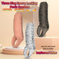 Penis Extender Condom Silicone Reusable Penis Sleeve Glans Enlarger Delay Ejaculation Cockring Adult Sex Toys For Men Couples