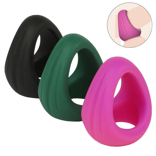 Penis Ring Reusable Silicone Cock Ring Enlargement Delayed Ejaculation Erection Sex Toys For Men Dick Enlarger Penisring for 18+