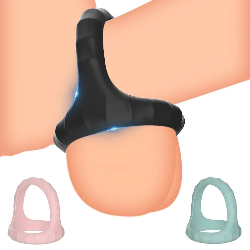 Penis Ring Reusable Silicone Semen Cock Ring Penis Enlargement Delayed Ejaculation Sex Toys For Men