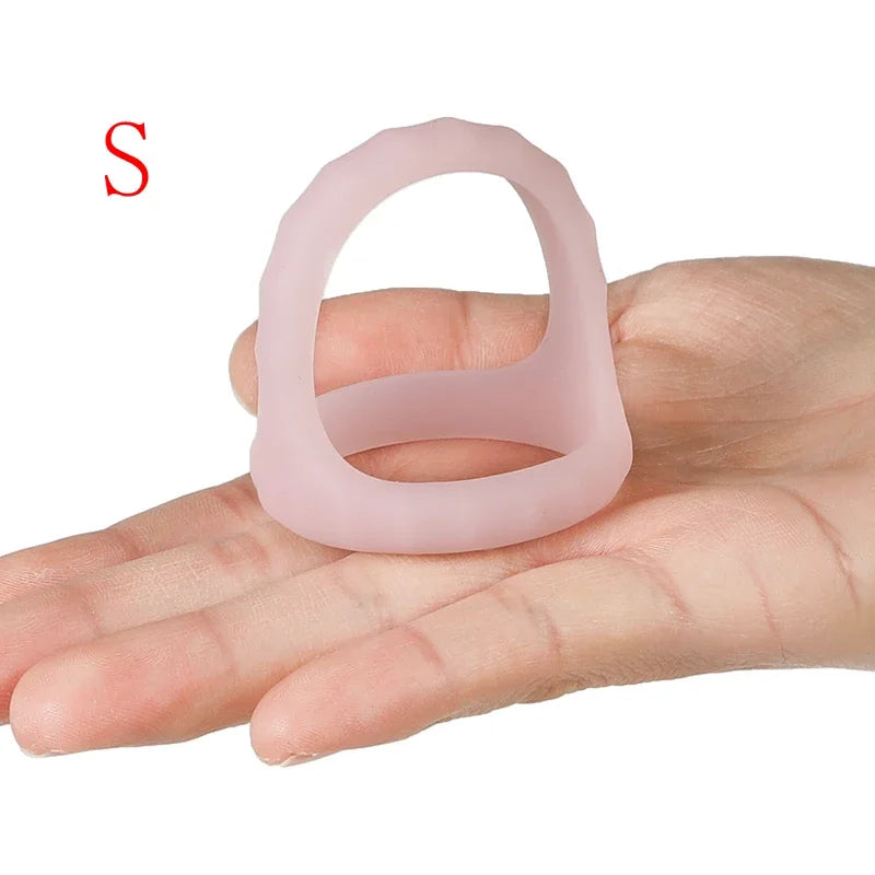 Penis Ring Reusable Silicone Semen Cock Ring Penis Enlargement Delayed Ejaculation Sex Toys For Men