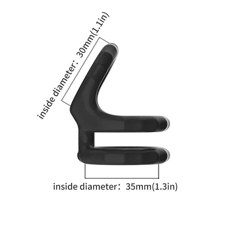 Penis Ring Silicone Semen Lock Ring Delay Ejaculation High Elasticity Time Lasting Cock Ring Sex Toys For Men Couples Adult 18+