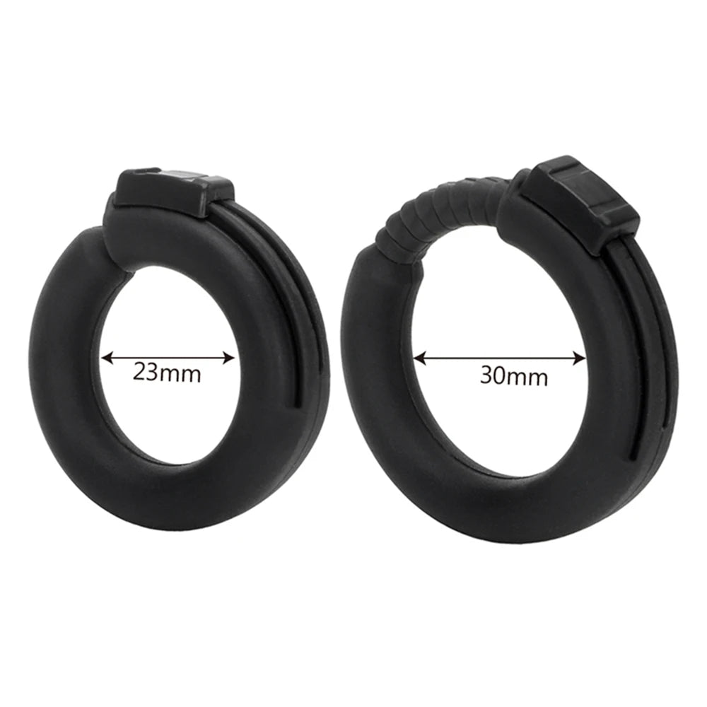 Penis Rings Cock Ring Sex Shop Silicone Adult Sex Products White/Black Delay Ejaculation Sex Toys for Men Adjustable