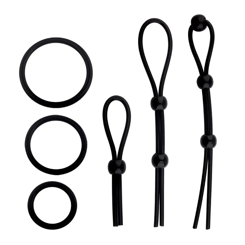 Penis Rings Cock Rings Penis Sleeve Penis Trainer Delay Ejaculation High Elasticity Time Lasting Sex Toys for Men Penis Toys