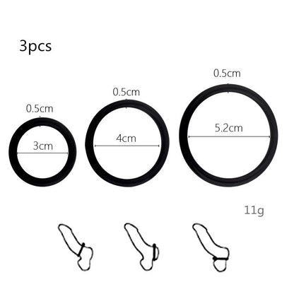 Penis Rings Cock Rings Penis Sleeve Penis Trainer Delay Ejaculation High Elasticity Time Lasting Sex Toys for Men Penis Toys