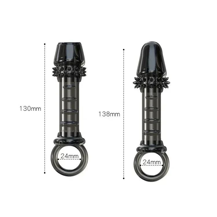 Penis Rings Penis Sleeve Trainer Delay Ejaculation High Elasticity Time Lasting Erotic Anal Sex Toys For Men Couples Sexshop