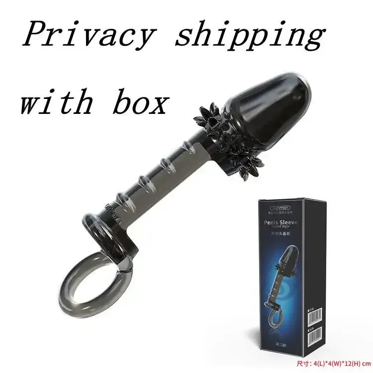 Penis Rings Penis Sleeve Trainer Delay Ejaculation High Elasticity Time Lasting Erotic Anal Sex Toys For Men Couples Sexshop