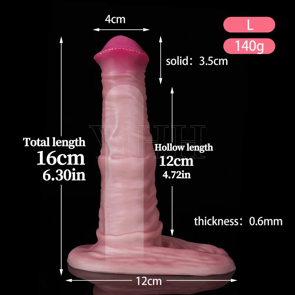 Penis Sex Toys Cock Sleeve Condom For Men On Penis Dick Extender Reusable Silicone Condom Horse Penis Sleeve Enlarger Thickening