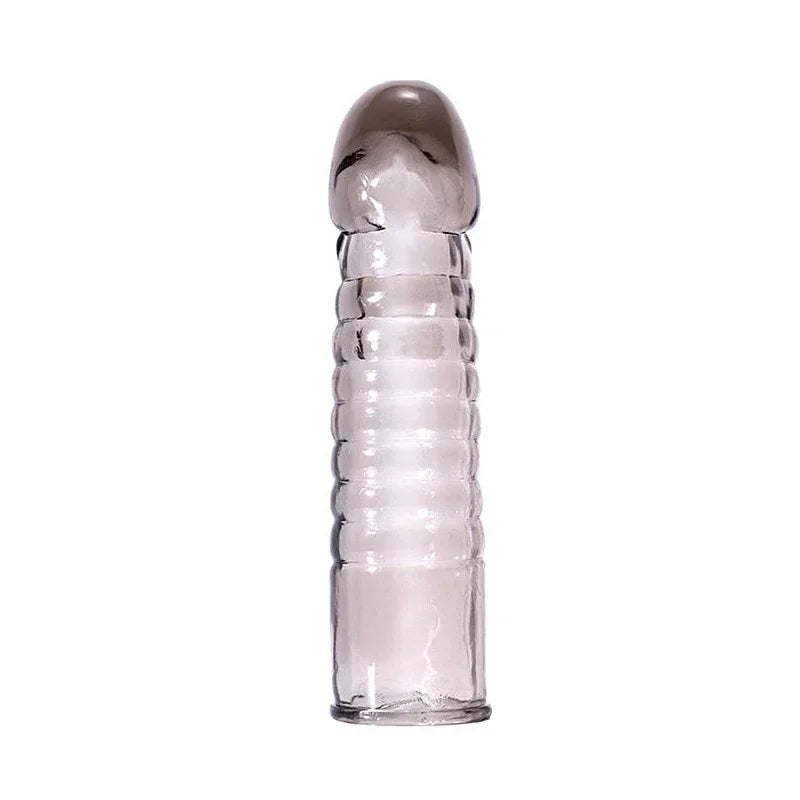 Penis Sleeve Reusable Condom Penis Extender Reusable Silicon Condoms For Men Penis Ring Cock Cover Sex Toys For Men Products